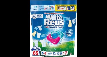 Witte Reus 3+1 Power Caps - Wascapsules - Witte Was - 65 Wasbeurten