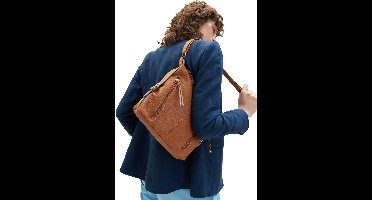 TOM TAILOR Schoudertas Caia Cross Bag Cognac Bruine