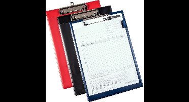 Werkordermap met klem EASY OPEN A4 per 10 stuks - Blauw