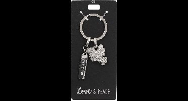 Depesche - Glamour sleutelhanger - mot. 003 - Love & Peace