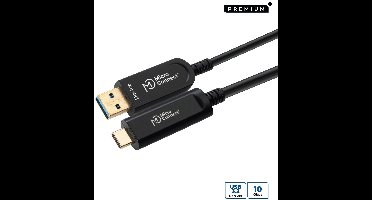 Microconnect MC-USB3.2CA5OP USB-kabel USB 3.2 Gen 2 (3.1 Gen 2) 5 m USB A USB C Zwart