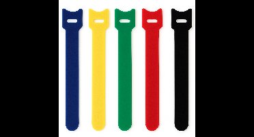 Delock Hook-and-loop fasteners coloured L 200 x W 12 mm 10 pieces