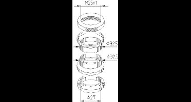 Kit roulement de direction TNT pour Scooter MBK 50 Booster 1989 à 2003 Neuf