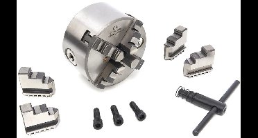 HBM Zelfcentrerende 4 Klauwplaat 125 mm