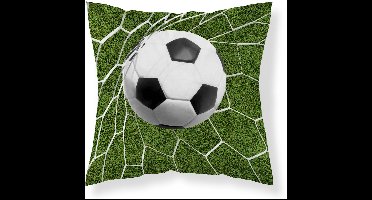 Voetbal Sierkussen Sierkussen Kussen - 40x40cm INCL VULLING 230grms