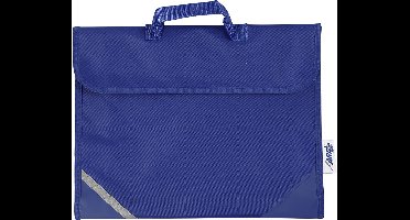 Schooltas afm 36x29 cm diepte 9 cm blauw 1stuk