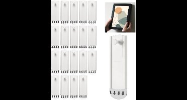 IMPERATORIS® Zelfklevende Haken - Handdoekhaakjes - Muurhaken - Sterke Kleefkracht - Voor Badkamer en Keuken - verpakking van 20