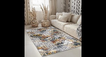 Stijlvol Wasbaar Antislip Vloerkleed Rechthoek – Katoen & Polypropyleen – Voor BinnenTeppichDik 140 5