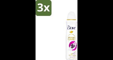 Dove - Deospray - Acai Bes & Waterlelie - 150 ml - Bulkverpakking - 3 stuks