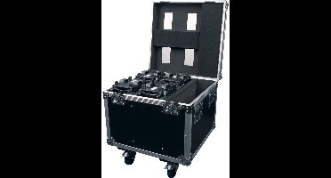 Showtec Case voor 4x Shark Wash Zoom Two/Spot Two/Beam One