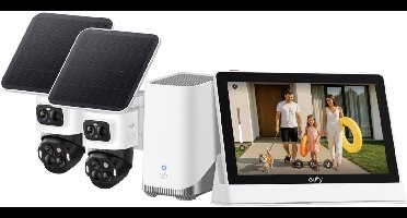 eufy Security eufyCam S4 2-camera set - wit + Smart Display E10
