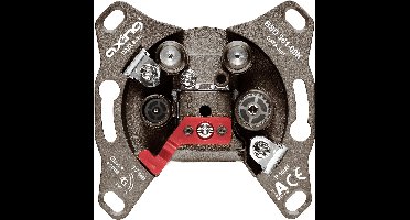 Axing BSD 961-08K Antennedoos TV, Data, FM Inbouw (in muur) Steekleidingdoos