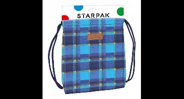 Starpak Checker Schoudertas - Ruim en Duurzaam