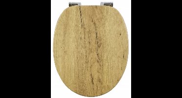 Amargura MDF Toiletzitting Naturel Soft Close - Duurzaam & Stijlvol