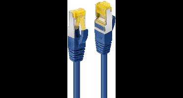LINDY 47282 RJ45 Netwerkkabel, patchkabel CAT 6a (losse kabel CAT 7) S/FTP 7.50 m Blauw 1 stuk(s)