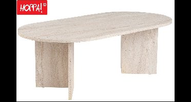 Hoppa! - Salontafel - Travertijn - 108 x 50 x 42 cm (B x D x H)