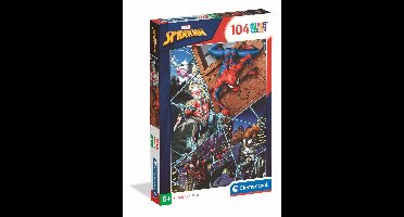 Clementoni - Puzzel - 104 Stukjes - Spider-Man - Kinderpuzzel - Vanaf 6 jaar