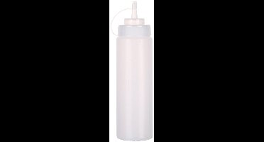 PULUZ knijpflessen met doppen-2-pack- plastic kruidenflessen-500 ml-voor specerijen-ketchup- mosterd-mayonaise- olijfolie-helder