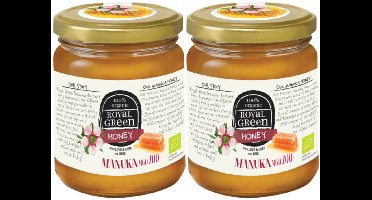 Royal Green Manuka Honey Bio - 2 x 250 gr - Voordeelverpakking