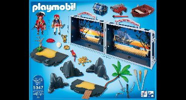 Piratenschatkist / Ile au trésor des pirates transportable