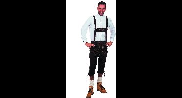 Lederhose elite donkerbruin - Maatkeuze: Maat 54