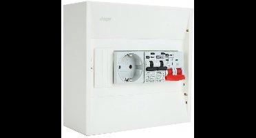 EMAT PV-verdeler 2x B16 alamat met WCD en hoofdschakelaar (PV0005)