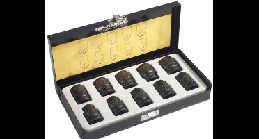 Ironside Doos 10 Impact-doppen 1/2" | IR116047 | Duurzaam & Professioneel
