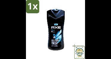 1 x Axe - 3-in-1 Douchegel - Apollo - Sage & Cedarwoord - All Day Fresh - 400 ml- Douchegel - 3-in-1 - Salie - Cederhout - Frisheid