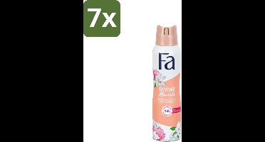 Fa - Divine Moments - Deodorant Spray - Wilde Cameliabloesem - 150 ml - Bulkverpakking - 7 stuks