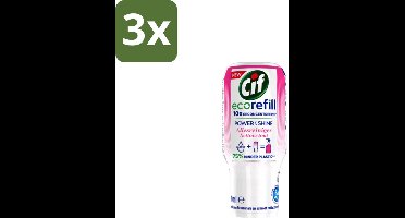 Cif - Allesreiniger - Power & Shine Ecorefill Capsule - 70 ml - Bulkverpakking - 3 stuks