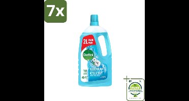 7 x Dettol - Allesreiniger - Katoenfris - Perfecte Hygiëne - 2L - Grootverpakking - Allesreiniger - Schoonmaakmiddel - Hygiëne - Katoenfris - Keukenreiniger