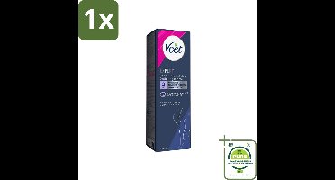 1 x Veet Expert - Ontharingscreme met sheaboter - Lichaam & benen - Alle huidtypes - 100ml - Ontharingscrème - Scheercrème - Veet - Ontharen - Benen