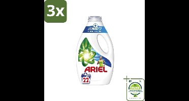 3 x Ariel – Vloeibaar Wasmiddel – Active Odor Defense – 990 ml – 22 wasbeurten - Grootverpakking - Geurverwijdering Was - Sportkleding Wasmiddel - Vloeibaar Wasmiddel - Geurbestrijding - Wasmiddel Voor Activiteit