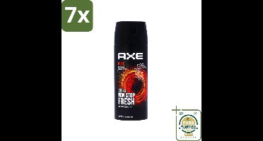 7 x Axe - Deodorant Bodyspray - 48hrs Non Stop Fresh - Musk - Patchouli & Fougere - 150 ml - Grootverpakking - Axe Musk Deodorant Bodyspray - Musk Deodorant - Deodorant Bodyspray - Musk Geur - 48h Fresh Deodorant