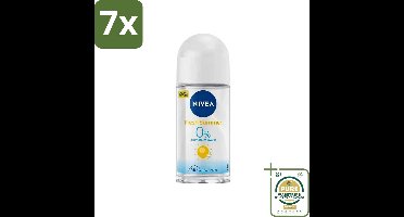 7 x Nivea - Deo Roll-On - Fresh Summer - Special Edition - 50 ml - Grootverpakking - Nivea Fresh Summer Deodorant Roll-On - 48 Uur Bescherming - Zomerse Geur - Anti-transpirant - Verzorgende Formule