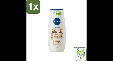 1 x Nivea - Douchegel - Winter Moment Shea Butter - 250 ml - Douchegel - Shea Butter - Verzorgend - Hydraterend - Winter
