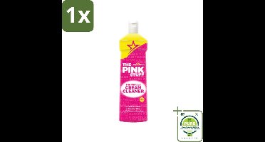 1 x The Pink Stuff - Miracle Cream Cleaner - Allesreiniger - Voor Keuken & Badkamer - 500ml - Allesreiniger - Schoonmaakcrème - Keukenreiniger - Badkamerrreiniger - Hardnekkige Vlekken