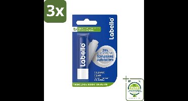 3 x Labello - Classic Care - Lippenbalsem - Voedend & Beschermend - 5.5 ml - Grootverpakking - Lippenbalsem - Lippenverzorging - Hydratatie - Bescherming - Droge Lippen