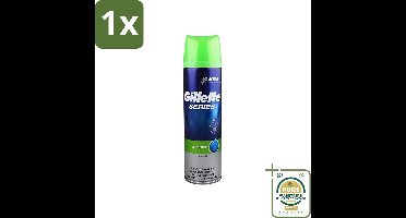 1 x Gillette Series - Scheergel - Sensitive - Aloe Vera - Voor de gevoelige huid - 200 ml- Gevoelige Huid - Scheergel - Aloe Vera - Menthol - Scheren