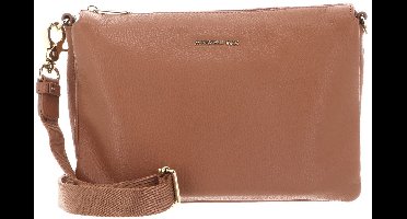 MANDARINA DUCK Leren schoudertas Mellow Leather Crossover Bag Pecan Nut Lichtbruin
