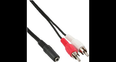 Tulp (m) - 3,5mm Jack (v) adapter kabel | CCS | 1,5 meter