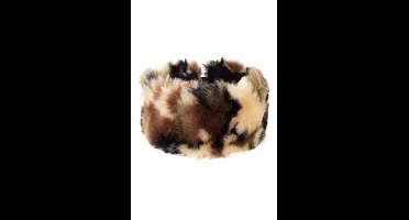 Hoofdband pluche camouflage