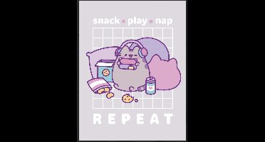 Pusheen Snack Play Nap fleece deken 130 x 170cm
