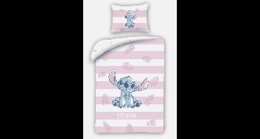 Lilo & Stitch Dekbedovertrek Eenpersoons 140x200 Kussensloop 50x70 Katoen