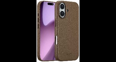Accezz Hoesje - Geschikt voor iPhone 17 - geschikt voor MagSafe Leather Backcover - Coffee Brown