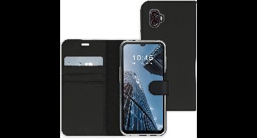 Accezz Hoesje - Geschikt voor Samsung Galaxy Xcover 6 Pro - Wallet Softcase Bookcase - Zwart