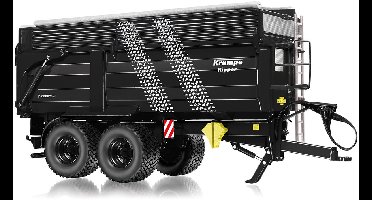 Wiking Krampe Big Body Kipper met Silage opbouw zwart 1:32