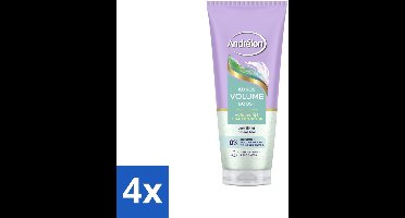 Andrélon – Shampoo Scrub – Kokos Volume Boost – 200 ml - Voordeelverpakking - 4 stuks