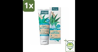 1 x Kneipp - Voetcrème - Hydro Care - Menthol, Aloe Vera & Watermunt - 75 ml - Voetencreme - Verfrissende Creme - Hydraterende Creme - Menthol Creme - Aloë Vera Creme