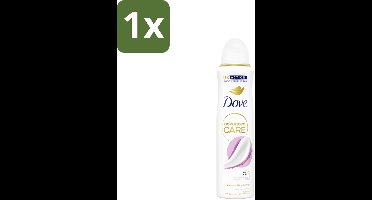 1 x Dove Deodorant Spray - Soft Feel - 150 ml - Dove Deodorant Spray Soft Feel - Anti-transpirant - Zweetbevoegd - Oksel Verzorging - Warme Geur